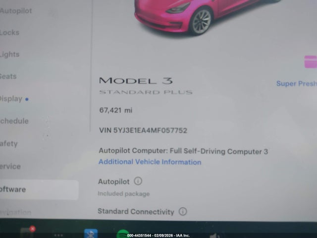 2021 TESLA MODEL 3 5YJ3E1EA4MF057752 Photo 6
