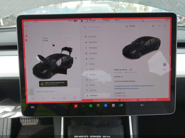 2019 TESLA MODEL 3 5YJ3E1EA8KF402648 Photo 6