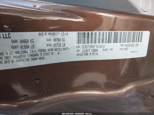 2015 FIAT 500 3C3CFFBRXFT616010 Photo 8