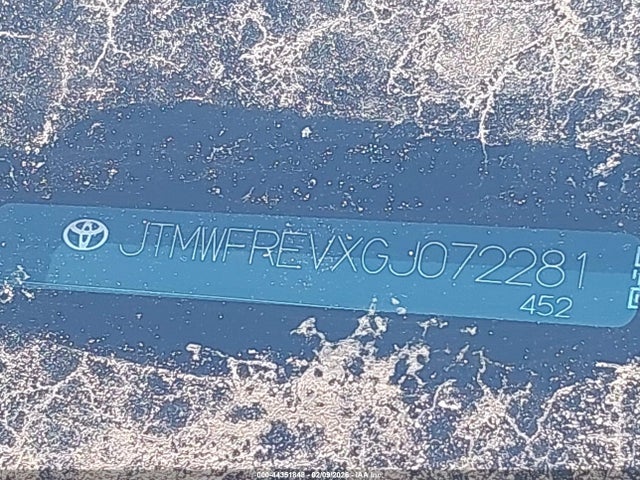 JTMWFREVXGJ072281 Toyota Rav4 Xle