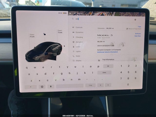 Tesla Model 3 Long Range/mid Range 2018 5YJ3E1EA5JF173442 Image 18