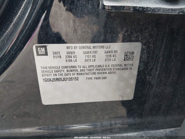 2018 CADILLAC CT6 1G6KJ5R65JU126152 Photo 8