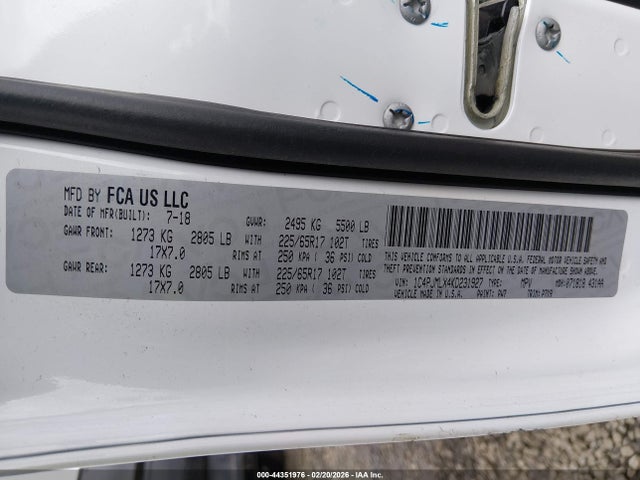Jeep Cherokee Latitude Plus 4x4 2019 1C4PJMLX4KD231927 Image 9