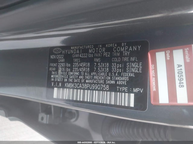 Hyundai Kona N Line 2023 KM8K3CA38PU990758 Image 9