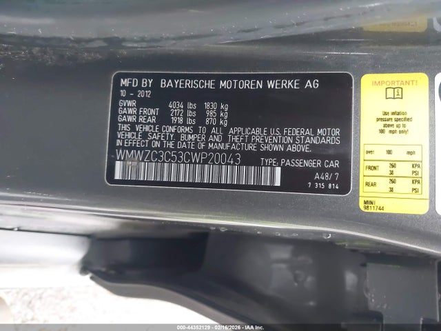 2012 MINI COOPER S COUNTRYMAN WMWZC3C53CWP20043 Photo 8