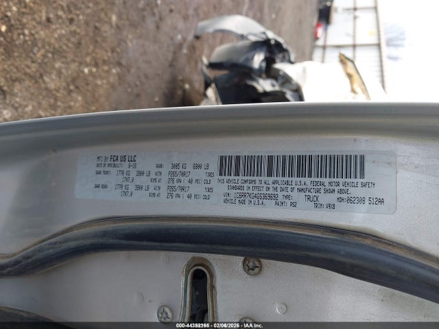 1C6RR7KG4GS369692 RAM 1500 Tradesman