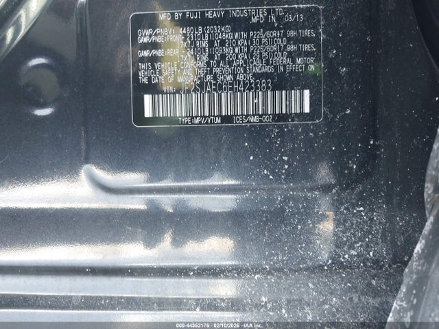 Продаж на аукціоні авто 2014 Subaru Forester 2.5i Premium, vin: JF2SJAEC6EH423383, номер лоту: 44352176