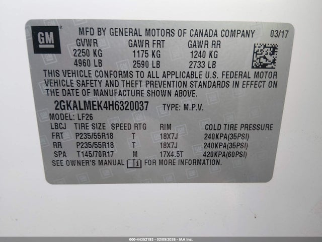 2GKALMEK4H6320037 GMC Terrain Sle-1