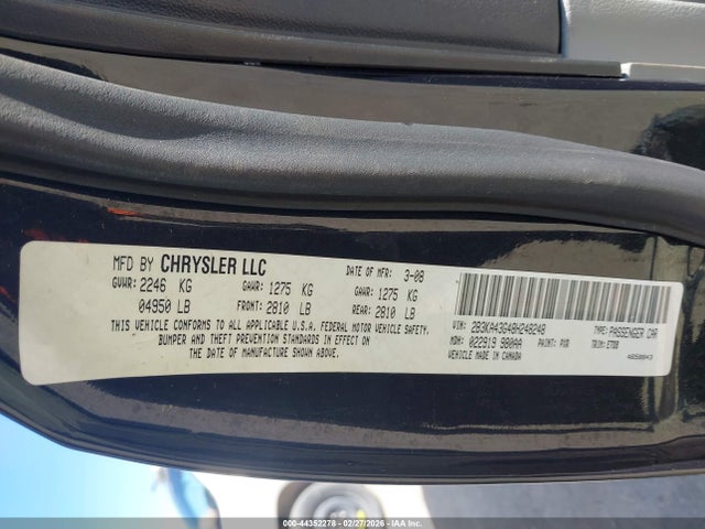 Aukcja sprzedaży 2008 Dodge Charger, vin: 2B3KA43G48H248248, numer aukcji: 44352278