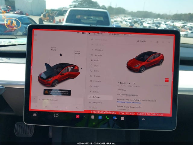 44352318 :رقم المزاد ، 5YJ3E1EA8MF978260 vin ، 2021 Tesla Model 3 Standard Range Plus Rear-wheel Drive مزاد بيع