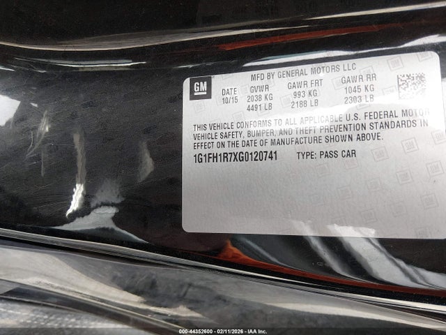 2016 CHEVROLET CAMARO 1G1FH1R7XG0120741 Photo 8