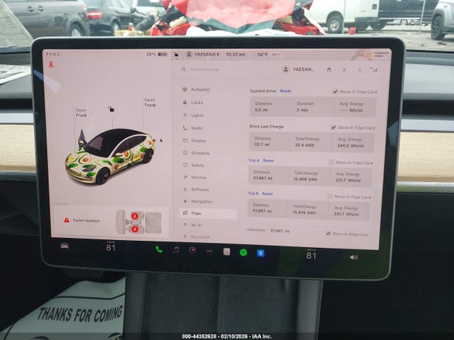 2022 TESLA MODEL 3 5YJ3E1EA7NF109392 Photo 6