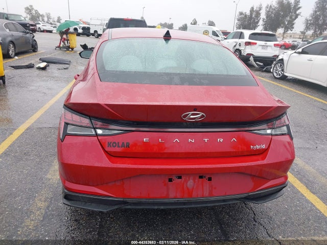 Aukcja sprzedaży 2022 Hyundai Elantra Hybrid Limited, vin: KMHLN4AJ6NU020455, numer aukcji: 44352683