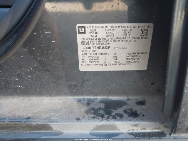 2017 CHEVROLET SILVERADO 1500 3GCUKREC7HG465708 Photo 8