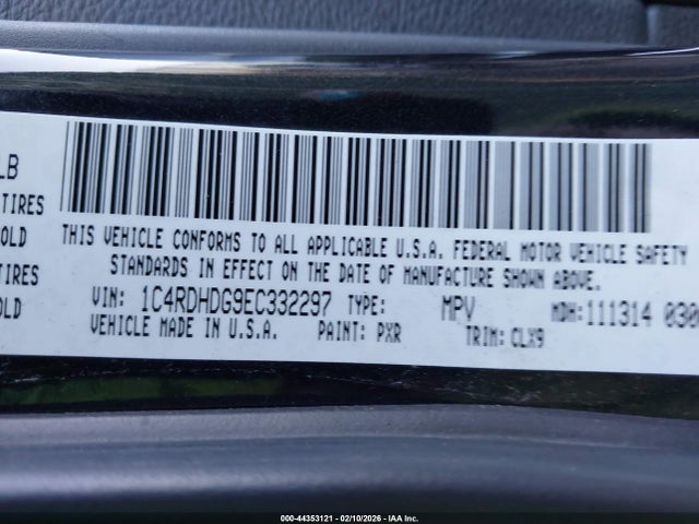 Dodge DURANGO LIMITED 2014 1C4RDHDG9EC332297 Image 9