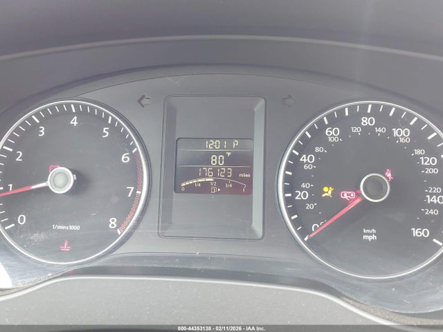 2012 Volkswagen Jetta 2.5l Se მანქანა იყიდება აუქციონზე, vin: 3VWDP7AJ9CM451326, აუქციონის ნომერი: 44353138
