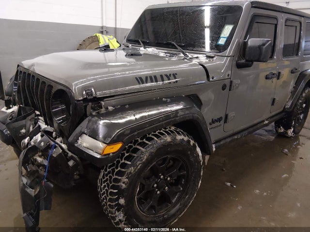 44353140 :رقم المزاد ، 1C4HJXDG8LW266481 vin ، 2020 Jeep Wrangler Unlimited Willys Sport 4x4 مزاد بيع
