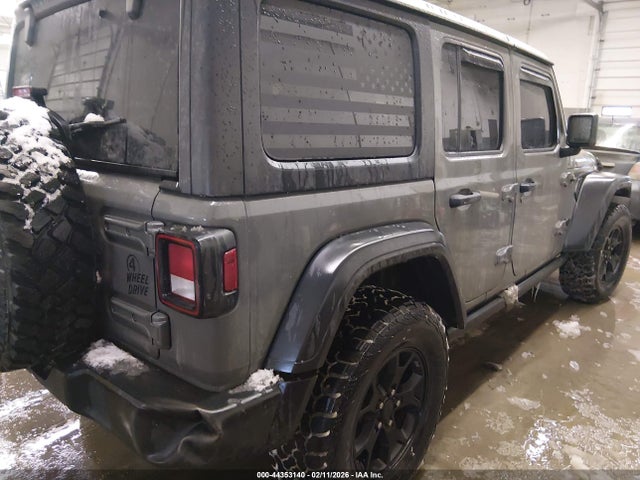 44353140 :رقم المزاد ، 1C4HJXDG8LW266481 vin ، 2020 Jeep Wrangler Unlimited Willys Sport 4x4 مزاد بيع