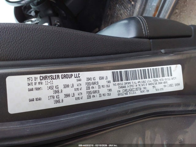 2012 DODGE DURANGO 1C4RDJAG0CC195730 Photo 8