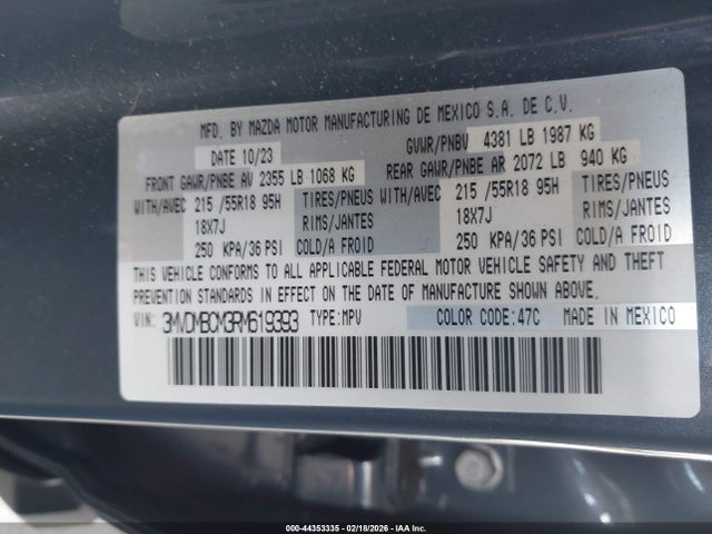 2024 MAZDA CX-30 3MVDMBCM3RM619393 Photo 8