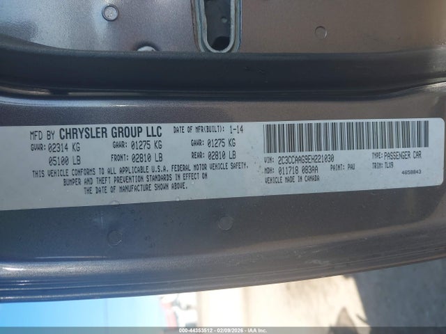 2C3CCAAG9EH221030 Chrysler 300