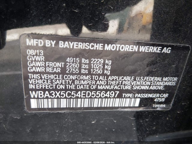 Продажа на аукционе авто 2014 Bmw 328i Gran Turismo Xdrive, vin: WBA3X5C54ED556497, номер лота: 44353560