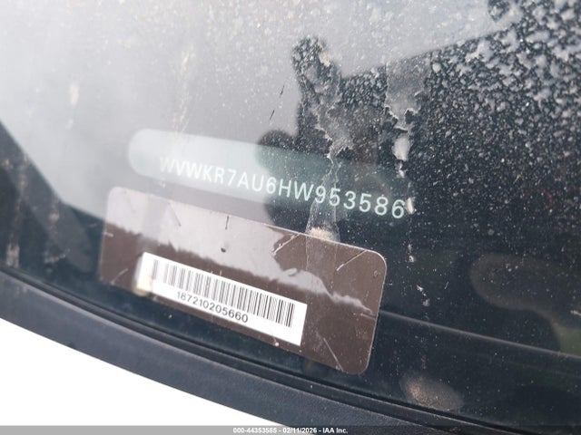 WVWKR7AU6HW953586 Volkswagen E-golf Se