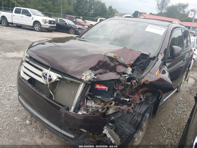 2013 Toyota Highlander Se V6 მანქანა იყიდება აუქციონზე, vin: 5TDBK3EH6DS250431, აუქციონის ნომერი: 44353626