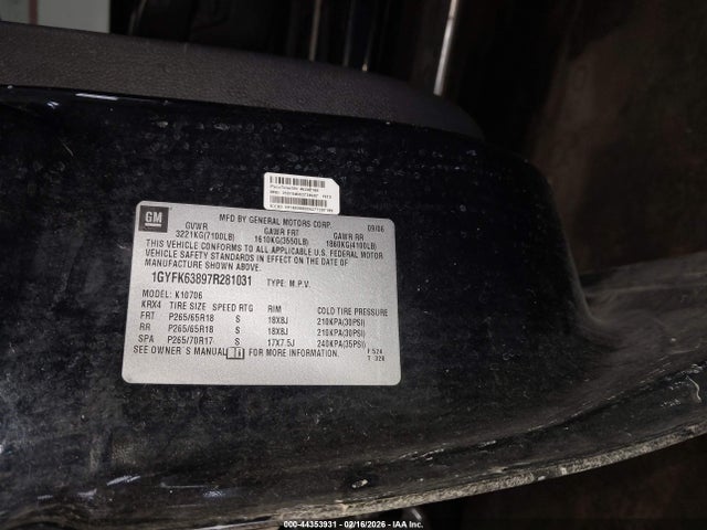 2007 CADILLAC ESCALADE 1GYFK63897R281031 Photo 8