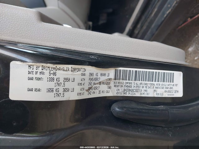 2006 JEEP COMMANDER 1J8HG58N26C332310 Photo 8