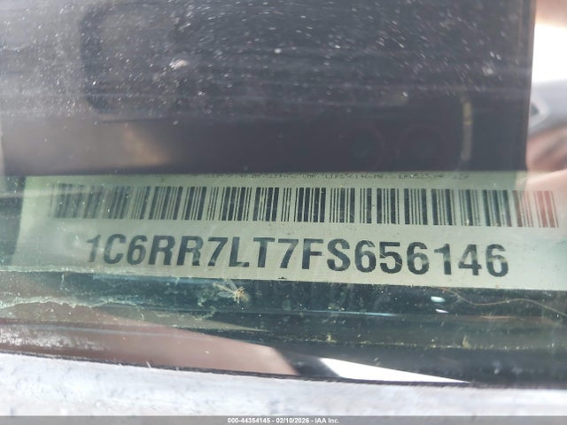 2015 Ram 1500 Lone Star მანქანა იყიდება აუქციონზე, vin: 1C6RR7LT7FS656146, აუქციონის ნომერი: 44354145