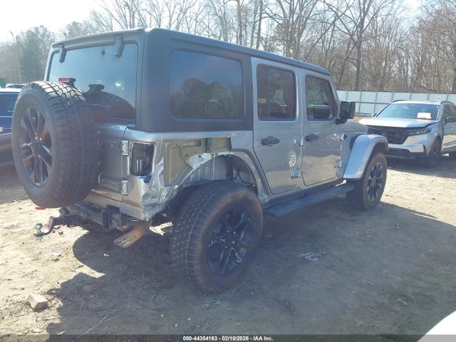 Продаж на аукціоні авто 2021 Jeep Wrangler 4xe Unlimited Sahara 4x4, vin: 1C4JJXP63MW742836, номер лоту: 44354163