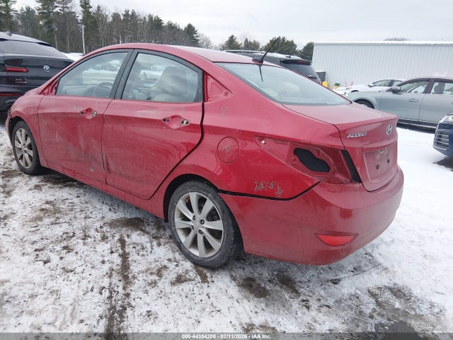44354208 :رقم المزاد ، KMHCU4AE9DU487566 vin ، 2013 Hyundai Accent Gls مزاد بيع