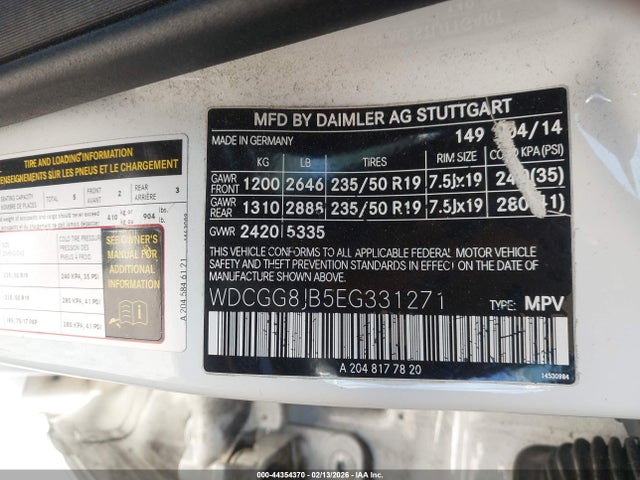 2014 MERCEDES-BENZ GLK 350 WDCGG8JB5EG331271 Photo 8