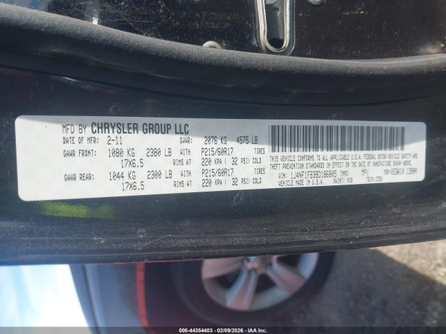 2011 JEEP COMPASS 1J4NF1FB3BD186805 Photo 8