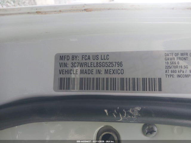 Продаж на аукціоні авто 2025 Ram 4500 Chassis Tradesman/big Horn, vin: 3C7WRLEL8SG525796, номер лоту: 44354437
