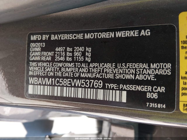 2014 BMW X1 WBAVM1C58EVW53769 Photo 8