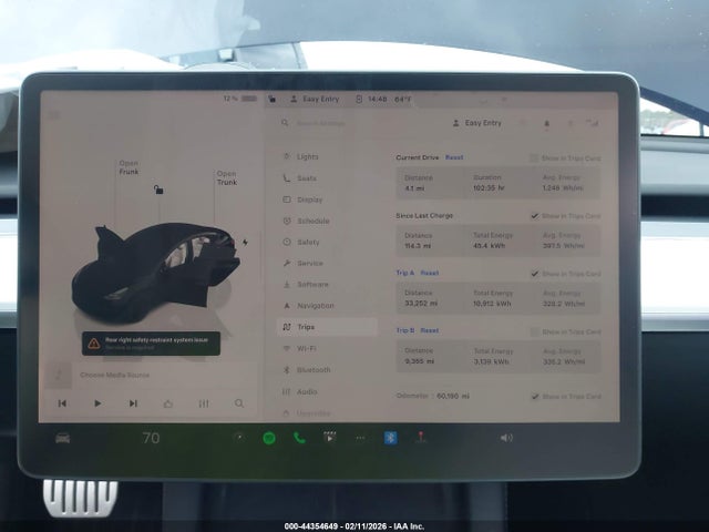 Продажа на аукционе авто 2022 Tesla Model 3 Performance Dual Motor All-wheel Drive, vin: 5YJ3E1EC5NF275895, номер лота: 44354649