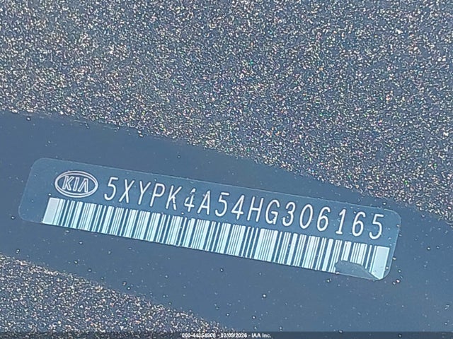 5XYPK4A54HG306165 KIA Sorento 3.3l Sx