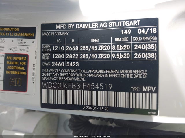 2018 MERCEDES-BENZ AMG GLC 43 COUPE WDC0J6EB3JF454519 Photo 8