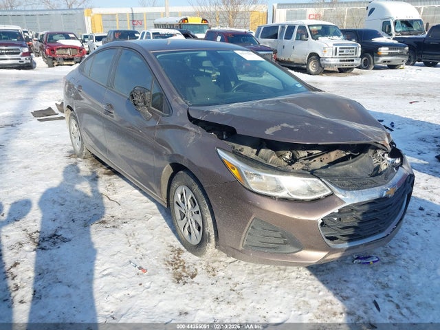 2019 Chevrolet Cruze Ls მანქანა იყიდება აუქციონზე, vin: 1G1BC5SM5K7122790, აუქციონის ნომერი: 44355091