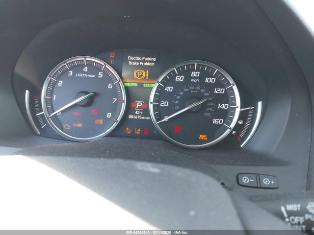 44355140 :رقم المزاد ، 5J8YD4H39KL000515 vin ، 2019 Acura Mdx Standard مزاد بيع