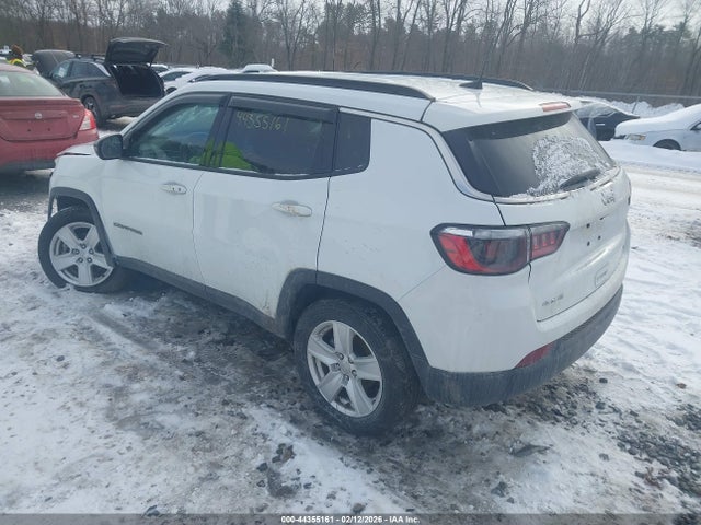 2022 Jeep Compass Latitude 4x4 მანქანა იყიდება აუქციონზე, vin: 3C4NJDBB7NT124981, აუქციონის ნომერი: 44355161