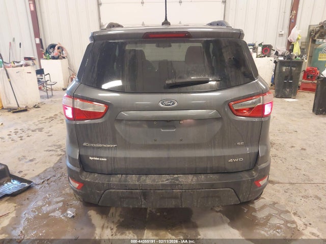 Продажа на аукционе авто 2018 Ford Ecosport Se, vin: MAJ6P1UL0JC200642, номер лота: 44355191