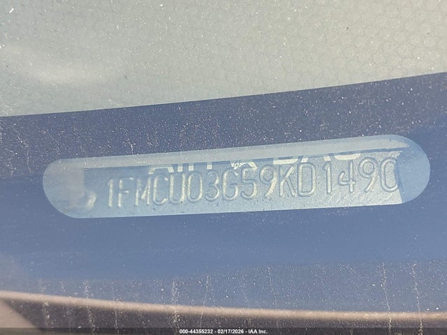 44355232 :رقم المزاد ، 1FMCU03G59KD14900 vin ، 2009 Ford Escape Xlt مزاد بيع