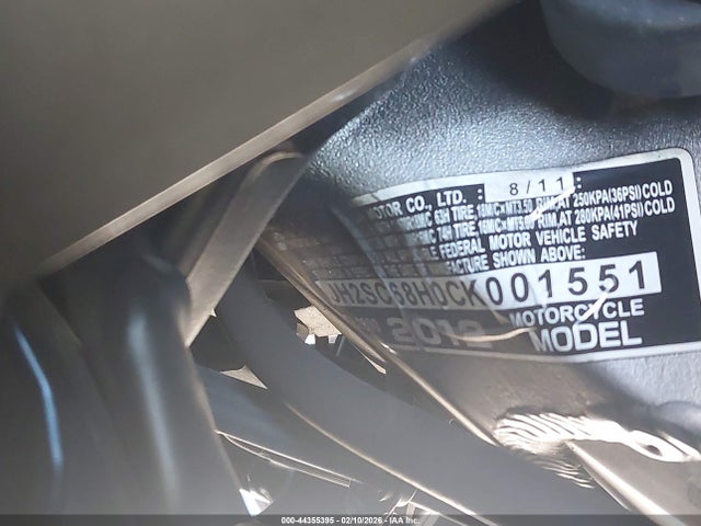 2012 HONDA GL1800 JH2SC68H0CK001551 Photo 9