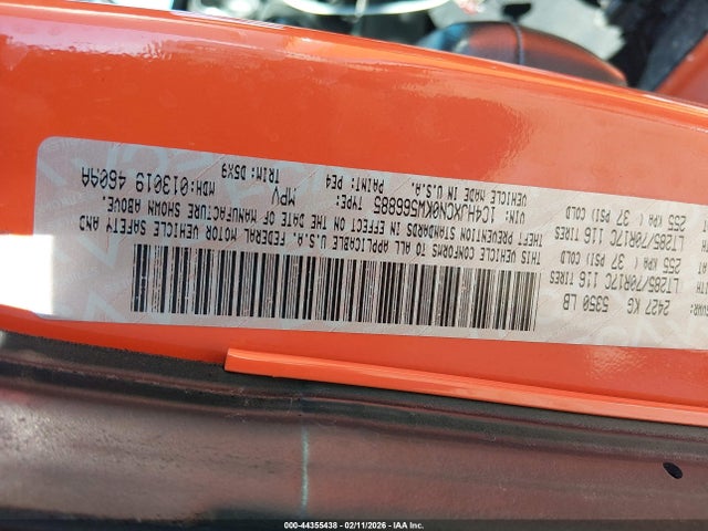 2019 JEEP WRANGLER 1C4HJXCN0KW566885 Photo 8