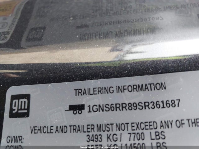 1GNS6RR89SR361687 Chevrolet Tahoe 4wd Rst
