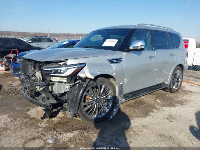 2021 Infiniti Qx80 Sensory Awd მანქანა იყიდება აუქციონზე, vin: JN8AZ2BE3M9271235, აუქციონის ნომერი: 44355501