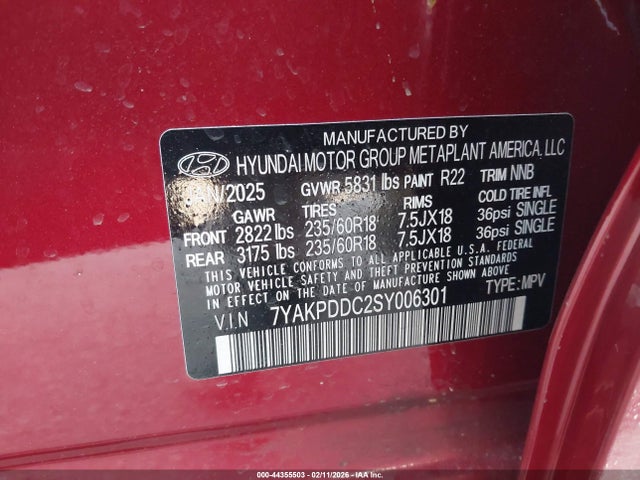 2025 HYUNDAI IONIQ 5 7YAKPDDC2SY006301 Photo 8